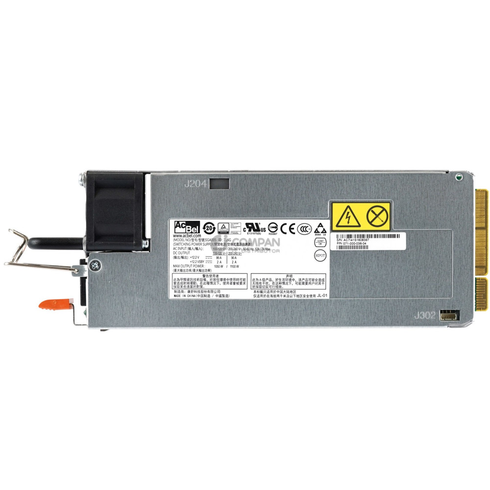 071-000-036-04 EMC 1100W POWER SUPPLY FOR VNX5200 VNX5400 VNX5600